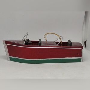 1930 Dumas Chris Craft 24' Runabout Boat Laser Cut Wood 1/24 6" Ornament